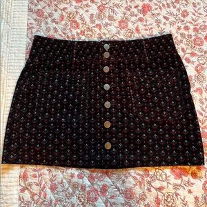 Free People patterned skirt!